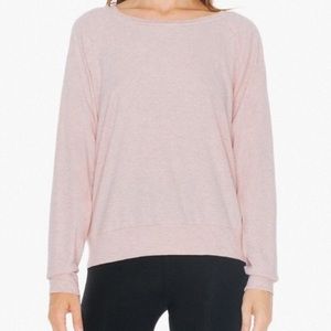 American Apparel Lightweight Tri Blend Raglan Pullover, Tri-Creole Pink!